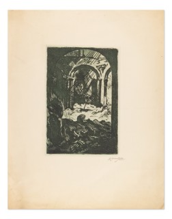 Jan Konůpek (1883 - 1950) - Ruiny kláštera