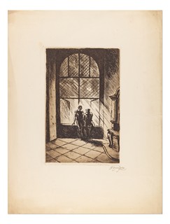 Jan Konůpek (1883 - 1950) - Sakristie v Kladrubech