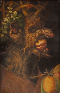 Párové ručně vyšívané gobelíny podle Giuseppea Arcimbolda - Bulharsko, výroba uměleckého podniku (ХУДОЖЕСТВЕНИ ПРОИЗВЕДЕНИЯ