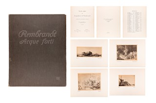 Harmensz Rembrandt van Rijn (1606 - 1669) - Corrado Ricci – Raccolta completa delle Acqueforti di Rembrandt, II. volume (1633–1644)