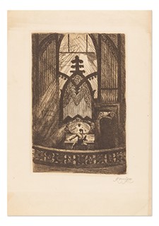 Jan Konůpek (1883 - 1950) - Varhaník (z cyklu Západočeský barok)