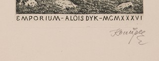 Jan Konůpek (1883 - 1950) - Emporium - Alois Dyk - MCMXXXVI