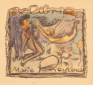 Josef Váchal (1884 - 1969) - Ex libris Marie Přibylová