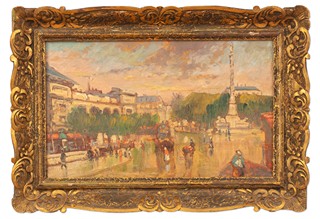 Emil Artur Pittermann - Longen (1885 - 1936) - Place de la Bastille v Paříži
