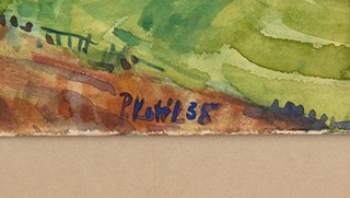 Pravoslav Kotík (1889 - 1970) - Krajina s kostelem