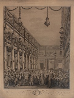 Jean-Michel Moreau le Jeune (1741 - 1814) - Královská hostina „Le Festin Royal“ na počest narození Dauphina (1782)