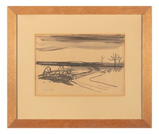 Vojtěch Sedláček (1892 - 1973) - Krajina s žebřiňákem