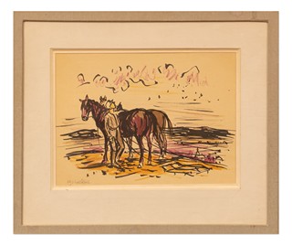 Vojtěch Sedláček (1892 - 1973) - Koně na poli