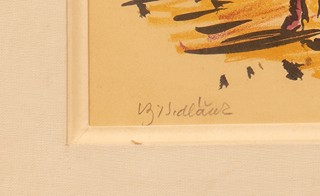 Vojtěch Sedláček (1892 - 1973) - Koně na poli