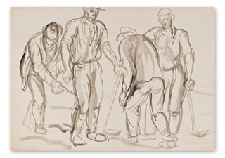 Svatopluk Máchal (1895 - 1947) - Při práci