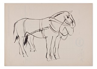 Svatopluk Máchal (1895 - 1947) - Studie koní