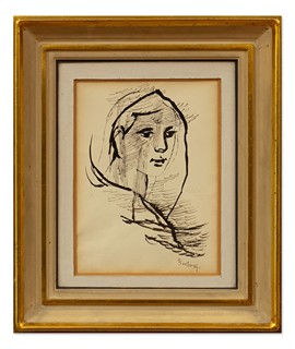 Karel Svolinský (1896 - 1986) - Portrét dívky