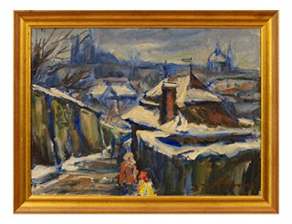 Jaroslav Pokorný (1904 - 1969) - Zimní Praha