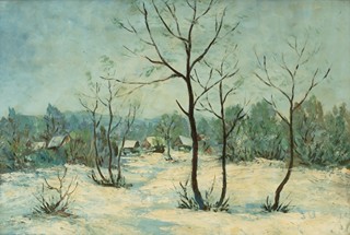 Miloš Bílý (1906 - 1959) - Zimní krajina