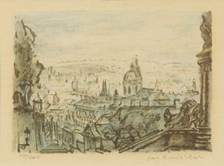 Jan B. Melichar (1908 - 1994) - Ze zámeckých schodů (Praha)