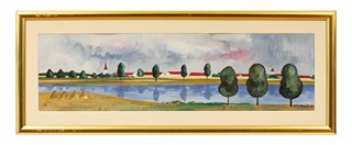 Václav Vojtěch Novák (1901 - 1969) - Jihočeská vesnička