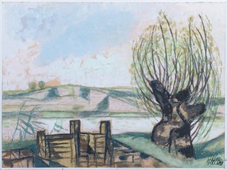 Vilém Plocek (1905 - 2001) - Břeh na jaře