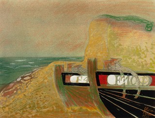 Vilém Plocek (1905 - 2001) - Lodě na pobřeží