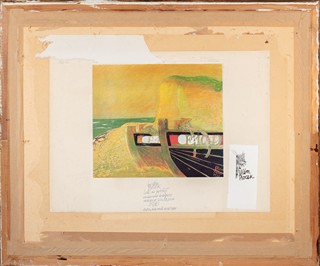 Vilém Plocek (1905 - 2001) - Lodě na pobřeží