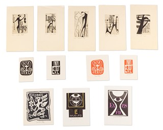Jaroslav Šváb (1906 - 1999) - Dvanáct Ex libris