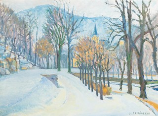 Jan Šafránek (1910 - 1981) - Karlovarský motiv