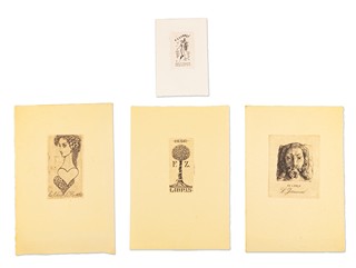 Ludmila Jiřincová (1912 - 1994) - Čtyři ex libris