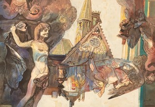 Josef Liesler (1912 - 2005) - Gotický motiv