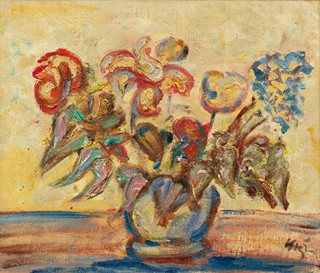 Václav Hejna (1914 - 1985) - Barevná kytice ve váze