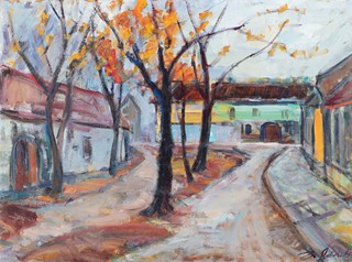 Miroslav Jan Sládek (1917) - Podzim ve Velvarech