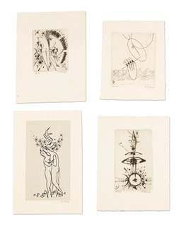 František Peterka (1920 - 2007) - Čtyři ex libris