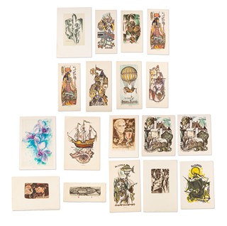Bohuslav Knobloch (1924 - 1998) - Sedmnáct Ex libris