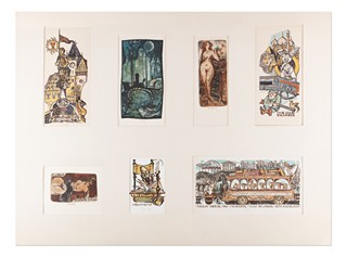 Bohuslav Knobloch (1924 - 1998) - Sedm ex libris