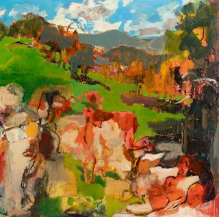 Karel Frauknecht (1925 - 1994) - Krávy