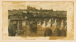 Naděžda Synecká (1926 - 2021) - U Karlova mostu