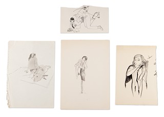Jitka Kolínská (1930 - 1992) - Konvolut čtyř kreseb