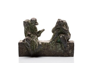 Stanislav Hanzík (1931 - 2021) - Komorní plastika „Dvě postavy / Dialog“