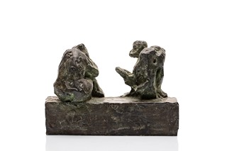 Stanislav Hanzík (1931 - 2021) - Komorní plastika „Dvě postavy / Dialog“