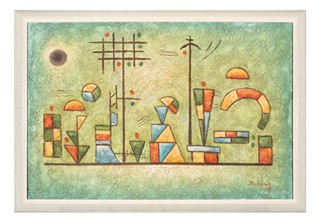 Bruno Lang (1936) - Geometrická kompozice