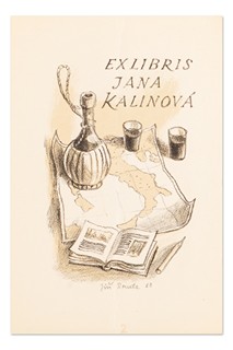 Různí autoři (Bouda, Čechová, Grmelová, Knobloch, Synecká ...) - Sborník XII. evropského kongresu exlibristů Como 1968