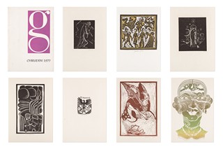 Různí autoři (Bouda, Šváb, Beran, Peterka ...) - Sborník drobné grafiky Chrudim 1977