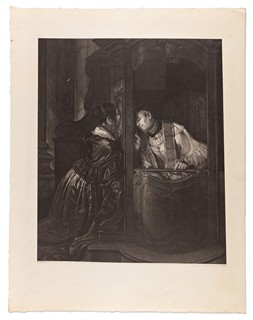 Leopold Beyer (1789 - 1877) - La Confessione (Zpověď) podle G. Molteniho