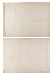 Maximilian Joseph Haushofer (1811 - 1866) - Oboustranná studie krajin