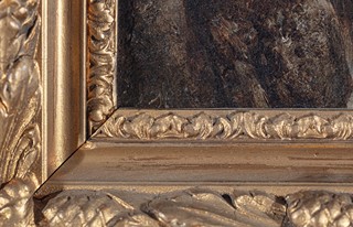 Monogramista J. v. M - Skalnatá krajina s peřejemi