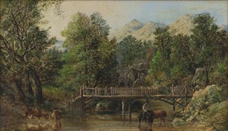 Charles Desan (1813 - 1897) - Napájení dobytka a koní