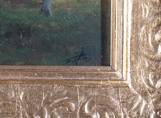 Horace Antoine Fonville (1832 - 1914) - Francouzská krajina s cestou