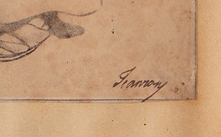 Francouzský malíř 19. století - Mniši
