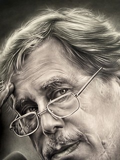 Colin Morris (1968) - Obraz - portrét Václava Havla