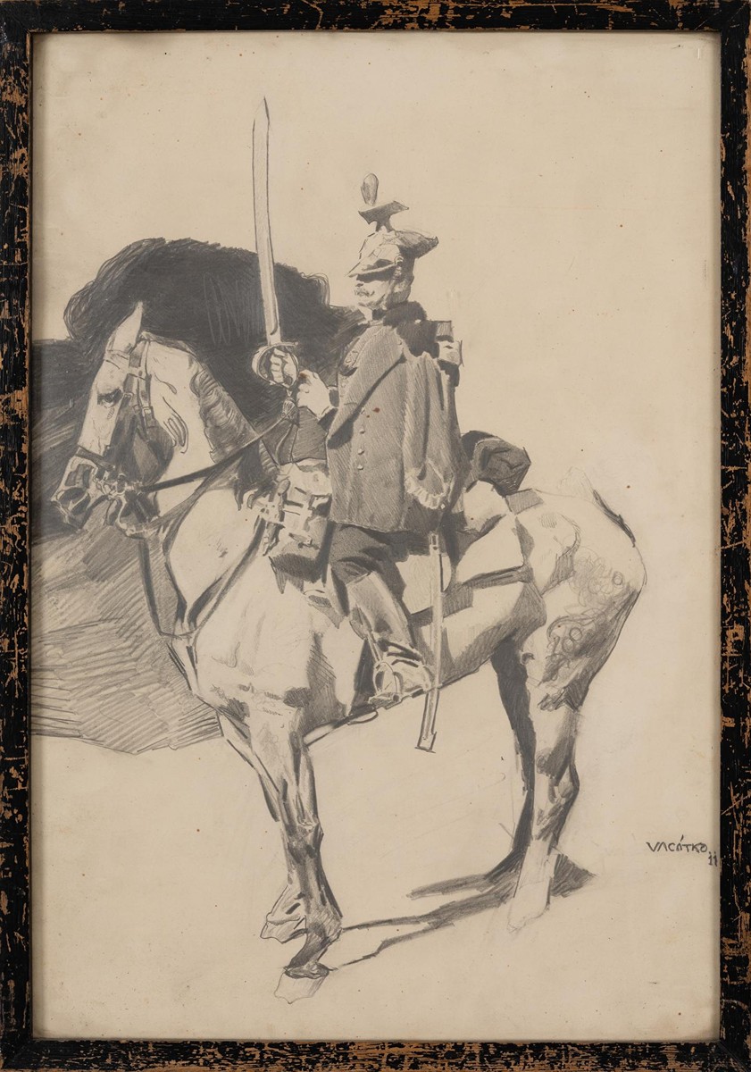Rider with saber
