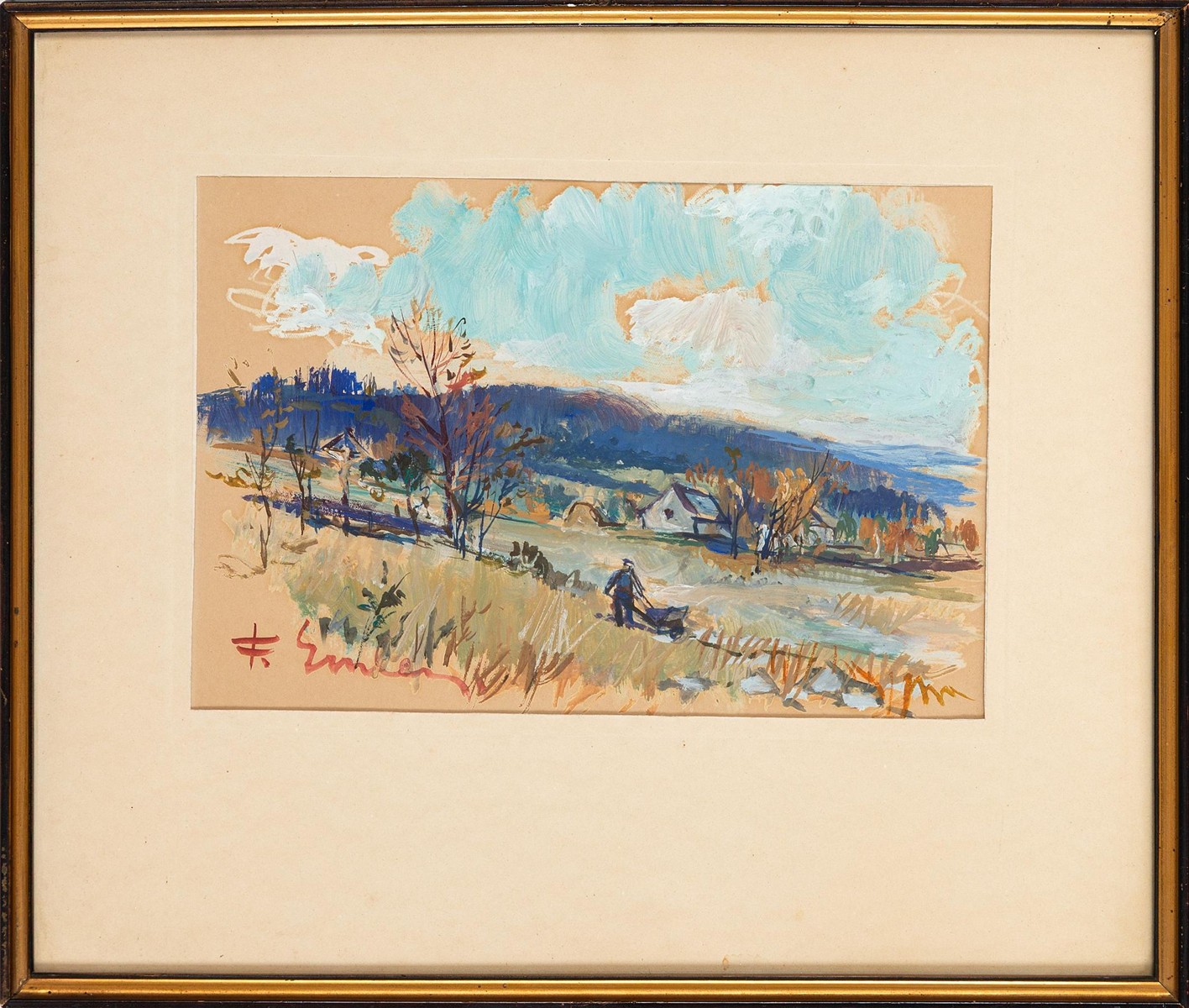 Landscape in autumn