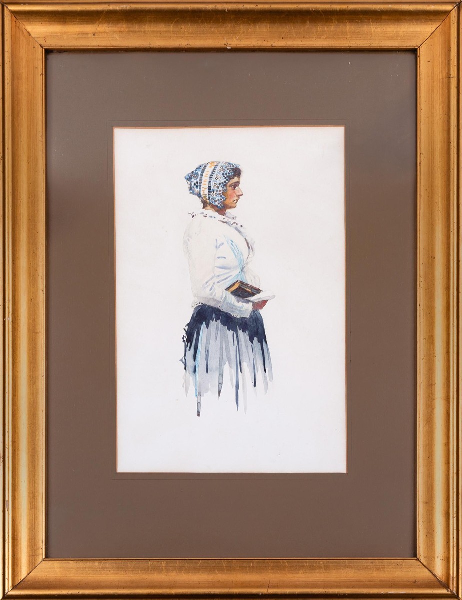 Girl in traditional costume